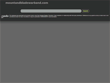 Tablet Screenshot of mountandbladewarband.com
